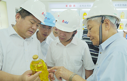 中國糧油學會專家組蒞臨青島渤海科技現場考察